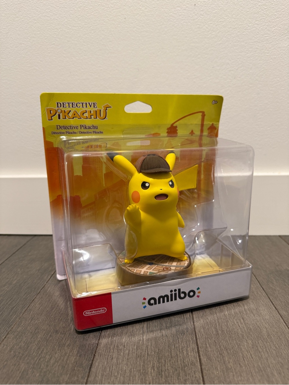 Nintendo Detective Pikachu Amiibo - Yellow with Brown Hat and Red Cheeks